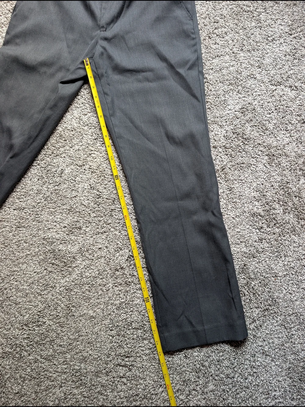 Perry Ellis Men's Black Dress Trousers